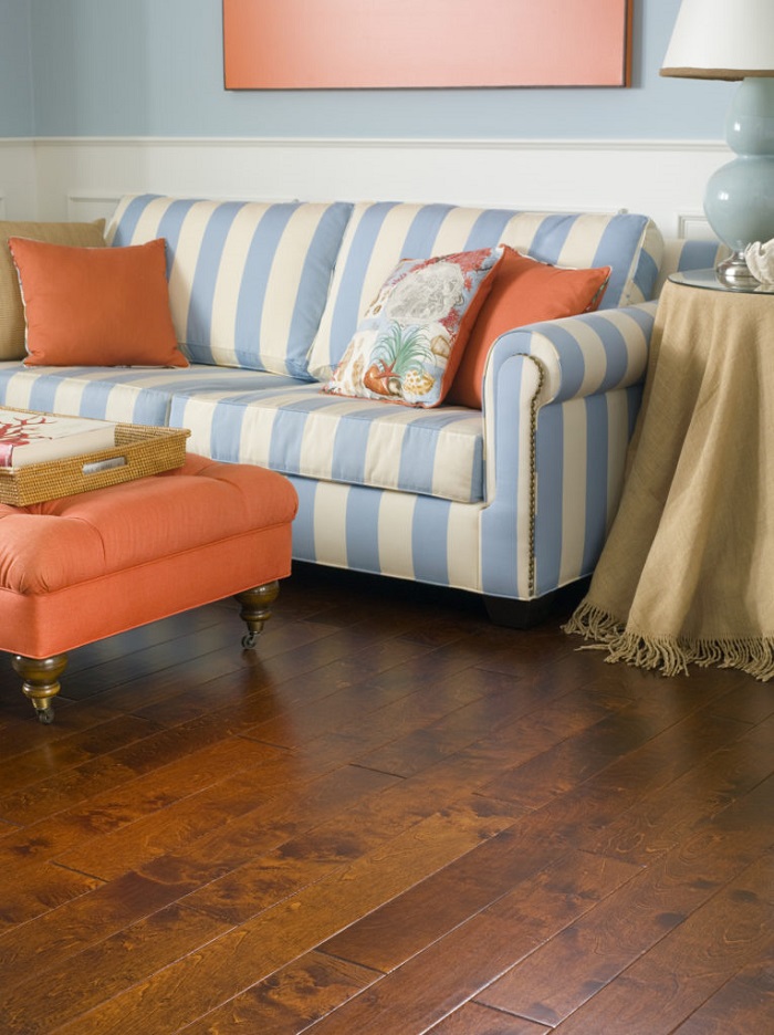 Damaged hardwood floors can be repaired. Our flooring professionals can fix almost any wood floor damage.